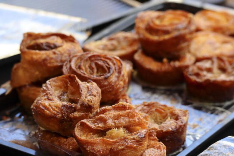 Kouign-amann, a sweet Breton cake, made from puff pastry